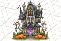 Monster Munchkins Halloween Buildings PNG Product Image 5