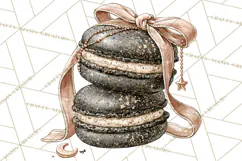Haunted Patisserie PNG Clipart, Elegant Halloween Desserts Product Image 4
