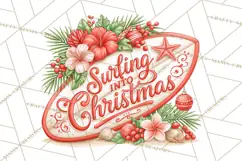 Tropical Christmas Beach Signs PNG, Christmas Quotes, Beach Product Image 5