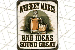 Vintage Man Cave Funny Clipart, Beer Png, Hunting, Bar Sign Product Image 5