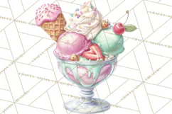 Cute Birthday Party Clipart PNG | Birthday Cake Graphics Product Image 4