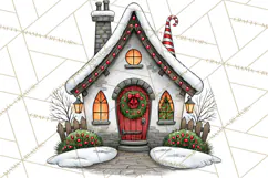 Hollyberry Hollow Christmas Village PNG Clipart Product Image 4