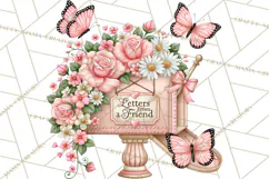 Friendship Butterfly Clipart PNG | Inspirational Quotes Product Image 5
