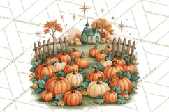 Vintage Halloween Places PNG, Halloween Magic Clipart Product Image 2