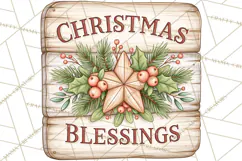 Religious Christmas Sign Clipart PNG | Nativity Designs Product Image 5