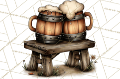Old Saloon Western Alcohol Clipart PNG Product Image 5