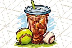 Softball Mom PNG, Softball Clipart, Softball Mama Designs Product Image 5