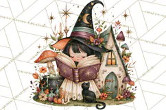 Vintage Halloween Scenes PNG, Halloween Magic Clipart Product Image 2