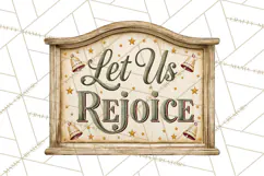 Christian Farmhouse Christmas Signs PNG Product Image 2