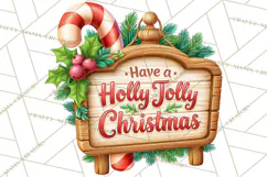 Candy Cane Lane Vintage Christmas Quote Signs Product Image 2