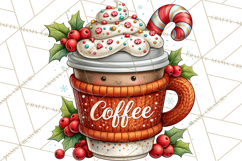 North Pole Coffee Christmas Cafe PNG Clipart Product Image 2