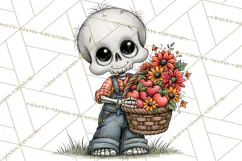Halloween Farmhouse Monsters Clipart, Cute Halloween Farm Product Image 2