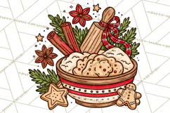 Cozy Christmas Clipart PNG, Cute Holiday Christmas Designs Product Image 2