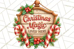 Candy Cane Lane Vintage Christmas Quote Signs Product Image 3