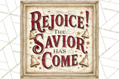 Christian Farmhouse Christmas Signs PNG Product Image 3