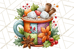 North Pole Coffee Christmas Cafe PNG Clipart Product Image 3