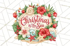 Tropical Christmas Beach Signs PNG, Christmas Quotes, Beach Product Image 3