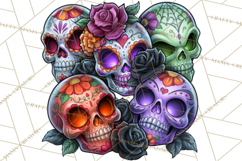 Day Of The Dead Gothic PNG Clipart Product Image 3