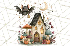 Vintage Halloween Scenes PNG, Halloween Magic Clipart Product Image 3