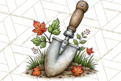 Halloween Farmhouse Buildings Clipart, Halloween Farmhouse Product Image 4