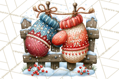Christmas Pretzel Bakery Clipart PNG Food Elements Product Image 4