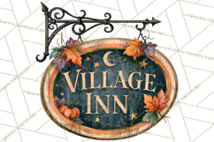 Vintage Halloween Signs PNG, Vintage Halloween Magic Clipart Product Image 4