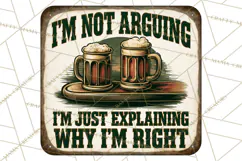 Vintage Man Cave Funny Clipart, Beer Png, Hunting, Bar Sign Product Image 4