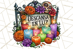 Day Of The Dead Gothic PNG Clipart Product Image 4