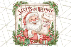 Santa Christmas Signs | Santa Png | Kris Kringle Quotes Product Image 4