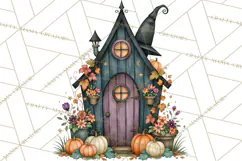Vintage Halloween Places PNG, Halloween Magic Clipart Product Image 5