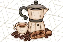 Sarcastic Coffee Clipart, Funny Coffee PNG Product Image 5