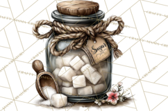 Western Cowboy Kitchen Decor Clipart, Rustic Ranch Png Product Image 4