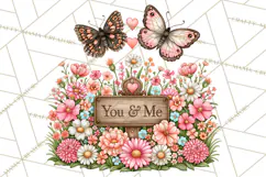 Friendship Butterfly Clipart PNG | Inspirational Quotes Product Image 5