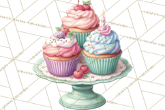 Cute Birthday Party Clipart PNG | Birthday Cake Graphics Product Image 4