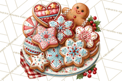 Christmas Pretzel Bakery Clipart PNG Food Elements Product Image 5