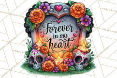 Day Of The Dead Gothic PNG Clipart Product Image 5