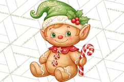 Gingerbread Jamboree Christmas Clipart Product Image 2