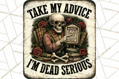 Dark Humor Vintage Metal Signs Clipart Product Image 2