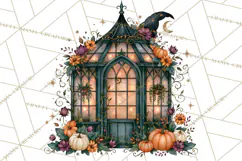 Vintage Halloween Places PNG, Halloween Magic Clipart Product Image 2