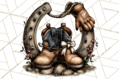 Western Cowboy Kitchen Decor Clipart, Rustic Ranch Png Product Image 5