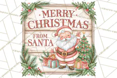 Santa Christmas Signs | Santa Png | Kris Kringle Quotes Product Image 2
