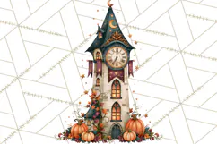 Vintage Halloween Places PNG, Halloween Magic Clipart Product Image 4