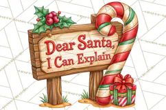Candy Cane Lane Vintage Christmas Quote Signs Product Image 4