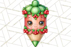 Christmas School Supplies & Teacher Clipart Product Image 4