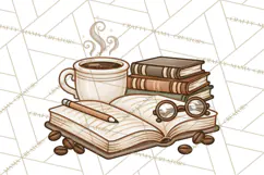 Sarcastic Coffee Clipart, Funny Coffee PNG Product Image 4