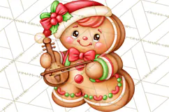 Gingerbread Jamboree Christmas Clipart Product Image 3