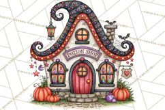 Monster Munchkins Halloween Buildings PNG Product Image 3