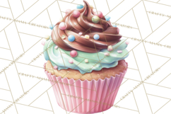 Cute Birthday Party Clipart PNG | Birthday Cake Graphics Product Image 2
