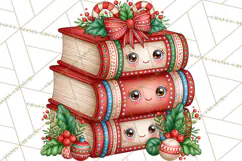Christmas School Supplies & Teacher Clipart Product Image 3