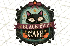 Vintage Halloween Signs PNG, Vintage Halloween Magic Clipart Product Image 3